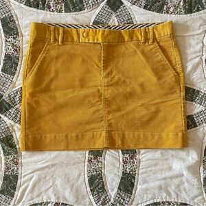 GAP Y2K Mustard Mini Skirt Size 10